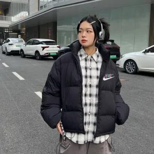 Reps AAA Nike Cotton-Padded Coat Black Cotton Down Winter