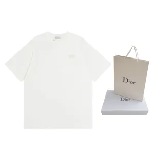 1:1 Dior Cotton Short-Sleeved T-Shirt