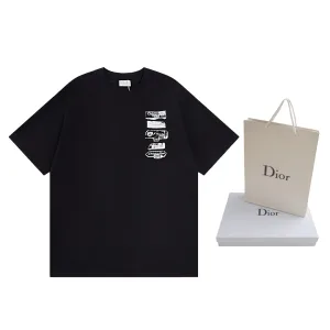 Designer Dior Cotton Short-Sleeved T-Shirt