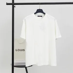 Luxury Aaa Louis Vuitton Cotton Short-Sleeved T-Shirt