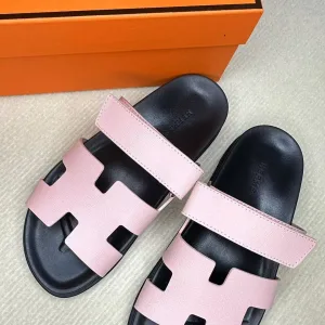 Aaa Hermès Cowhide Slippers