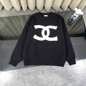 Super Clone Chanel Outerwear Ash Wool Blend Cable Knit Exquisite Tailoring