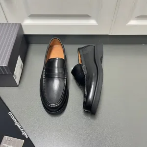 High Quality Luxury Ermenegildo Zegna Cowhide Leather Shoes