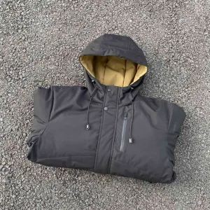 High Quality Stone Island Cotton-Padded Coat Red Cotton Wool Street Style Winter