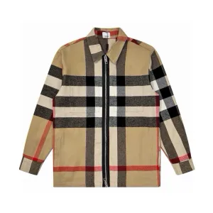 High Quality Super Clone Burberry Shirt Color Wool Autumn Winter