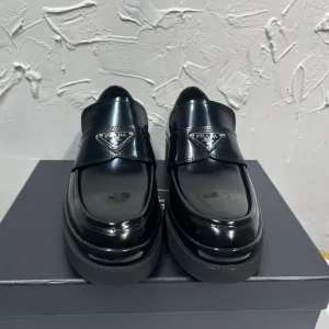 Aaa Prada Cowhide Loafers For Spring