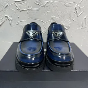 Luxury High Quality Prada Cowhide Loafers For Spring