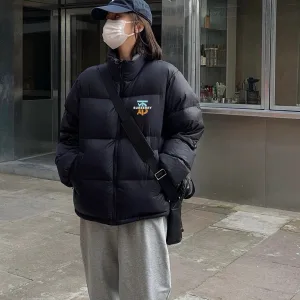 Designer Luxury Burberry Cotton-Padded Coat Black Cotton Down Winter