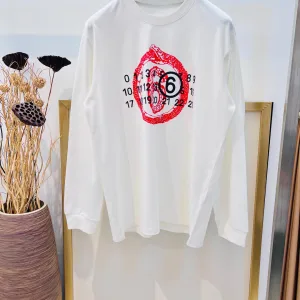 High Quality Margiela Cotton Long-Sleeved T-Shirt
