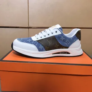 Luxury Aaa Louis Vuitton Cowhide Casual Shoes
