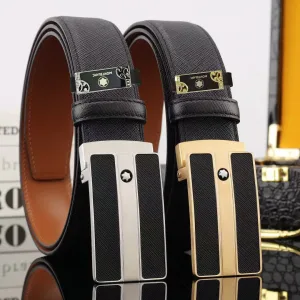Super Clone Designer Montblanc Belt Red Top-Grain Cowhide