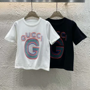 Luxury 1:1 Gucci Jacquard Short Sleeves