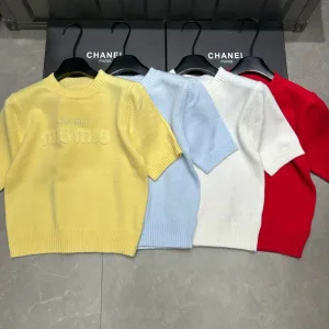 1:1 High Quality Miu Miu Short-Sleeved Shirt