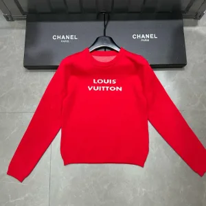 Luxury Louis Vuitton Jacquard Long-Sleeved Sweater