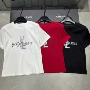 1:1 Saint Laurent Short-Sleeved T-Shirt