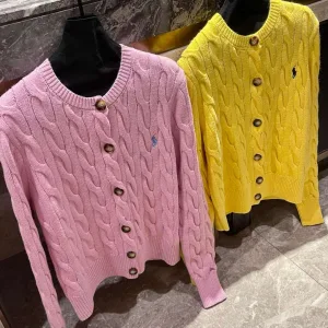 High Quality Ralph Lauren Long-Sleeved Cardigan