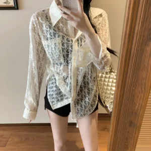 Luxury Designer Dior Jacquard Shirts