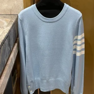 Designer Luxury Thom Browne Jacquard Long-Sleeved