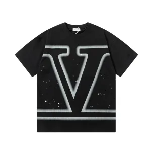 High Quality Valentino Brick Short-Sleeved T-Shirt For Spring