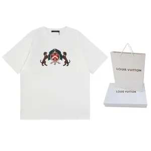 Aaa Louis Vuitton Cotton Short-Sleeved T-Shirt
