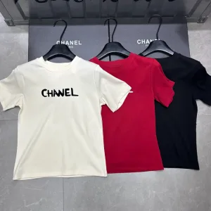 1:1 Luxury Chanel Short-Sleeved T-Shirt