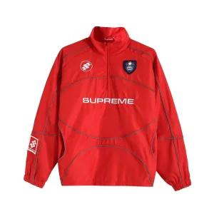 Reps Luxury Supreme Coat Red Mesh Side Pockets