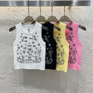Luxury Designer Dior Stone Vest