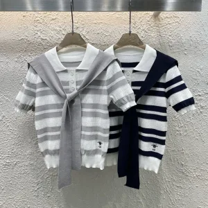 Luxury 1:1 Dior Jacquard Short Sleeves