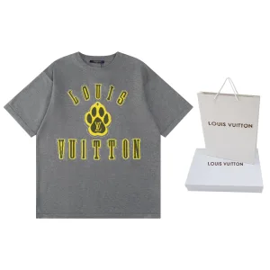 Aaa Louis Vuitton Jacquard Short Sleeves