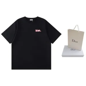 Designer Aaa Dior Cotton Short-Sleeved T-Shirt