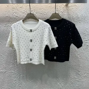 High Quality Chanel Stone Short Sleeves