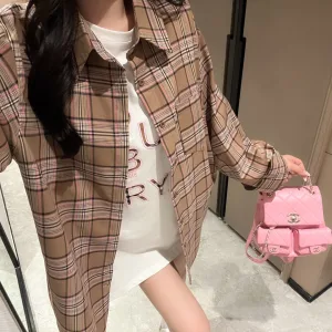 Designer 1:1 Burberry Jacquard Short-Sleeved Shirt