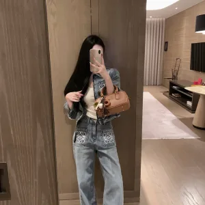 1:1 Designer Loewe Denim Trousers