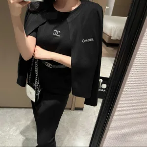 1:1 Luxury Chanel Stone Short-Sleeved Shirts