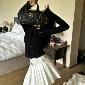 High Quality 1:1 Miu Miu Jacquard Short-Sleeved Shirts