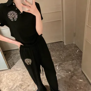 Designer Chrome Hearts Stone Short-Sleeved Shirt