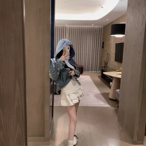 High Quality 1:1 Loewe Denim Outerwear