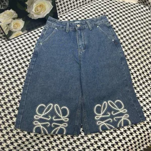 Luxury Loewe Denim Shorts