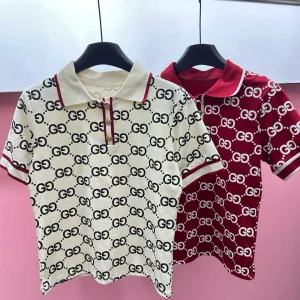 High Quality Aaa Gucci Diamond Short-Sleeved T-Shirt
