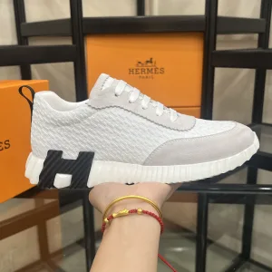 Luxury High Quality Hermès Cowhide Sneakers