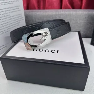 AAA Designer Gucci Belt Red Top-Grain Calfskin