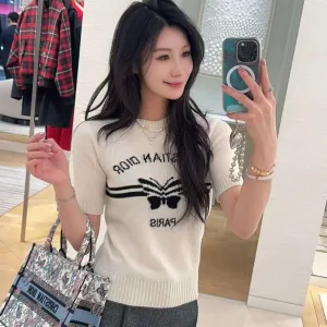 Aaa High Quality Dior Jacquard Short Sleeves For Spring