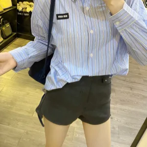 Luxury Miu Miu Long-Sleeved Shirt