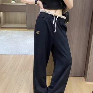 High Quality Luxury Lululemon Gold Trousers