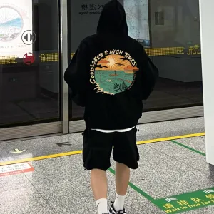 Luxury The North Face Hoodie Ash Cotton Pure Fleece Easy To Match