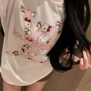Designer Luxury Louis Vuitton Stone Short-Sleeved T-Shirt