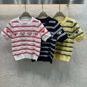 High Quality 1:1 Chanel Jacquard Short Sleeves