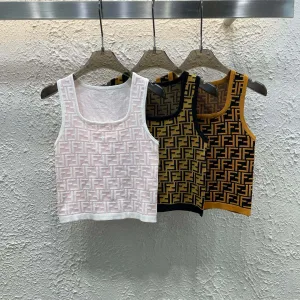 Luxury Fendi Jacquard Vest