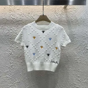 Aaa Dior Diamond Short Sleeves