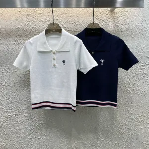 High Quality Dior Jacquard Short Sleeves